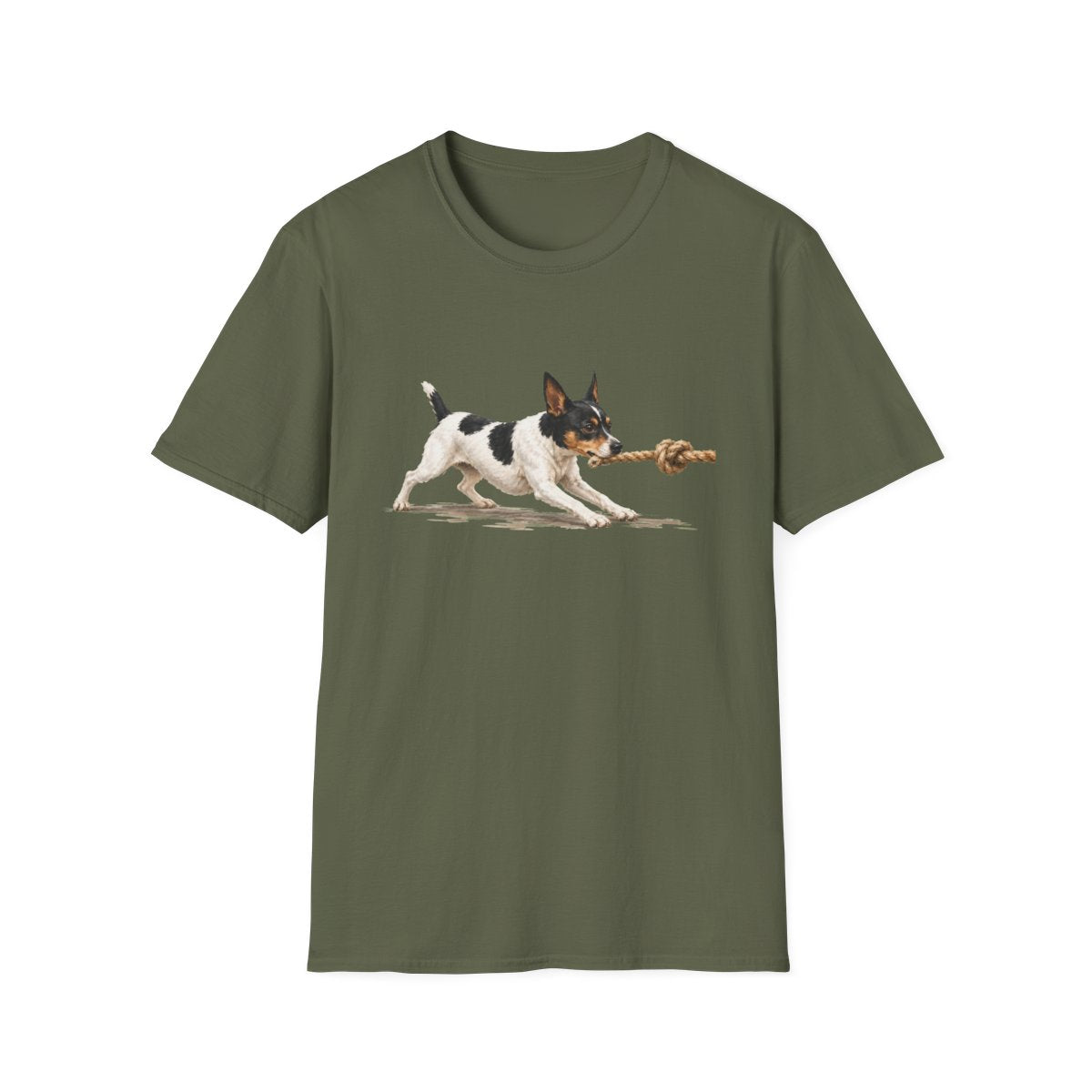 It's Mine Rat Terrier Tee - Military Green