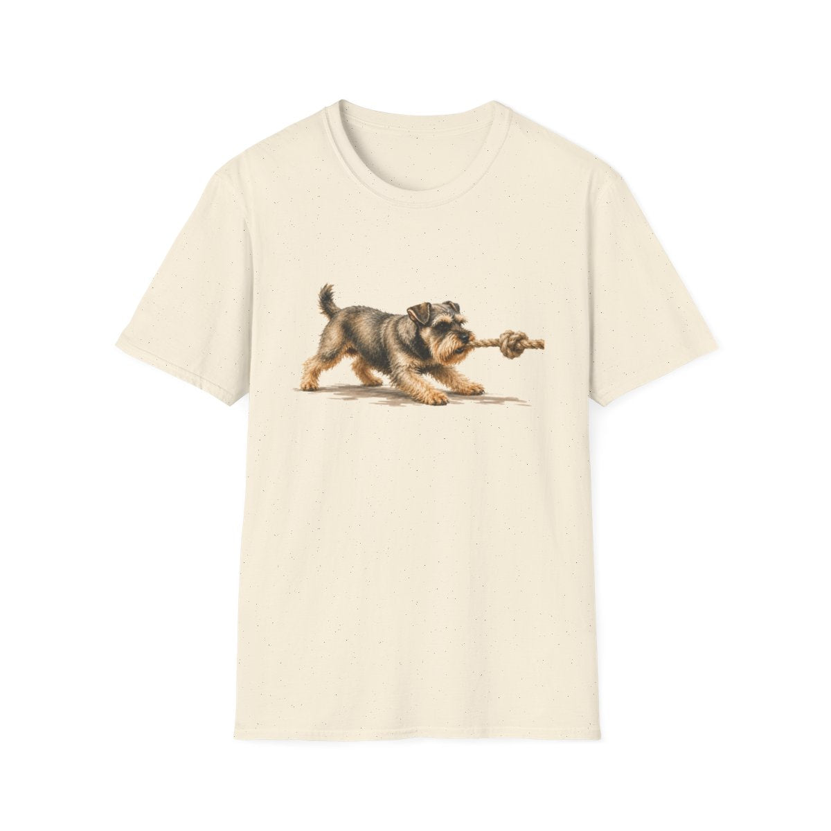 It's Mine Schnauzer Tee - Natural