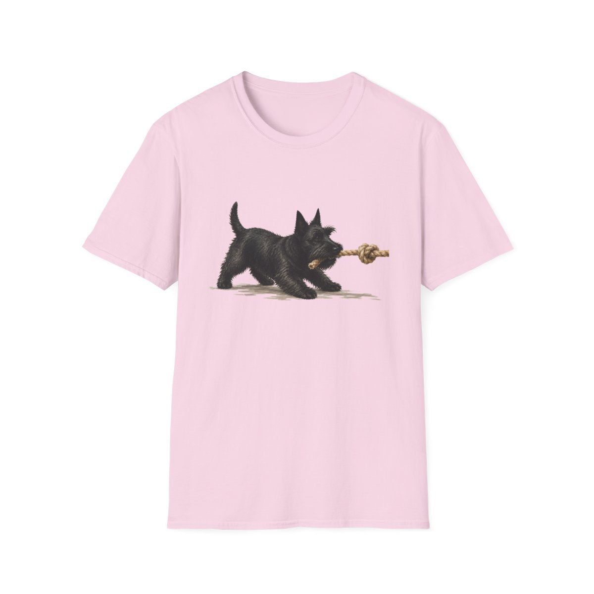 It's Mine Scottish Terrier Tee - Light Pink