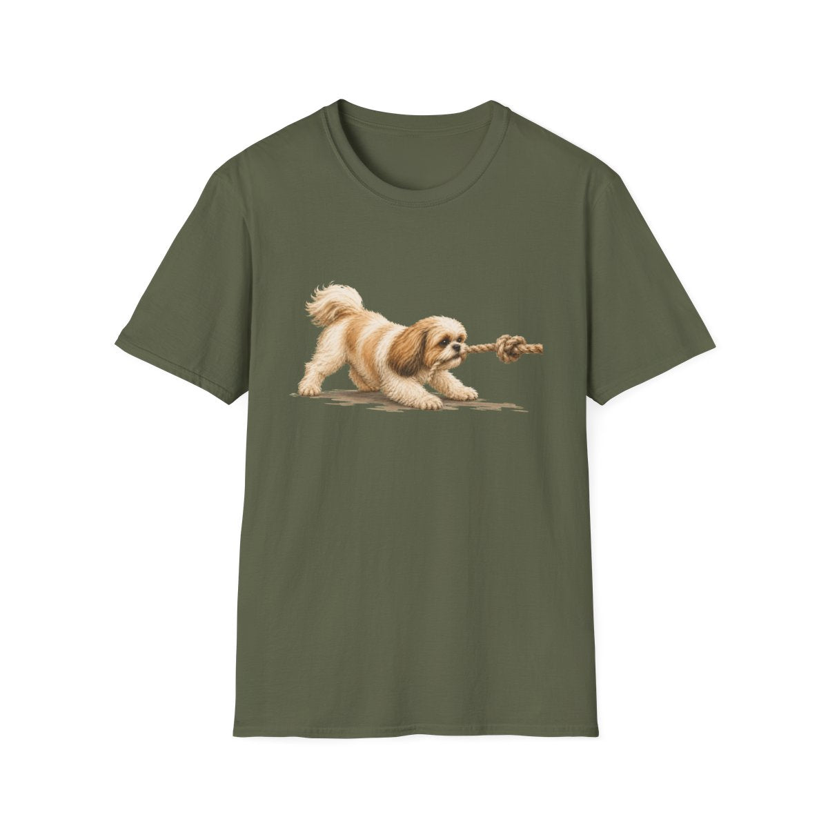It's Mine Shih Tzu Tee - Military Green