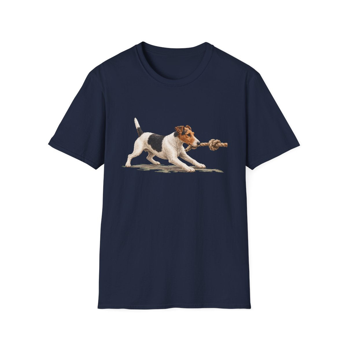 It's Mine Smooth Fox Terrier Tee - Navy