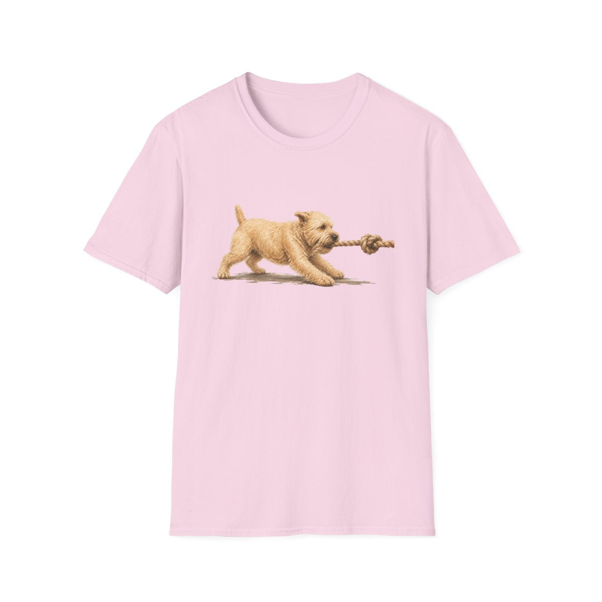 It's Mine Soft Coated Wheaten Terrier Tee - Light Pink