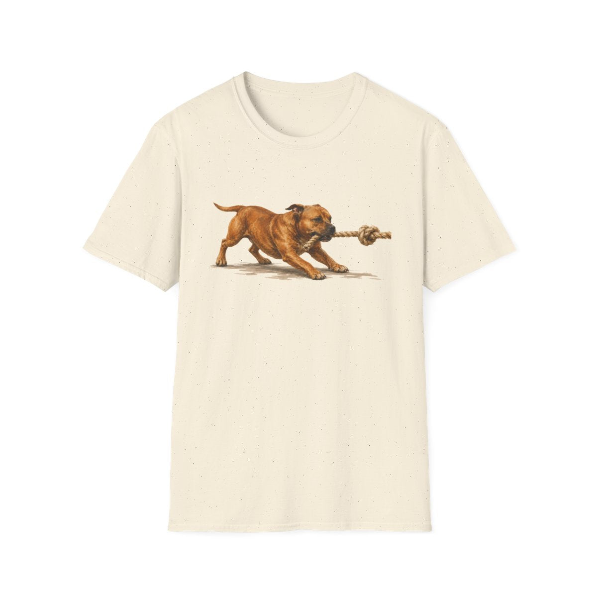 It's Mine Staffordshire Bull Terrier Tee - Natural