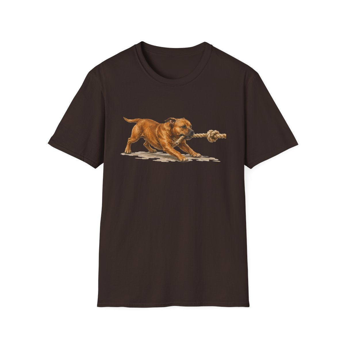 It's Mine Staffordshire Bull Terrier Tee - Dark Chocolate