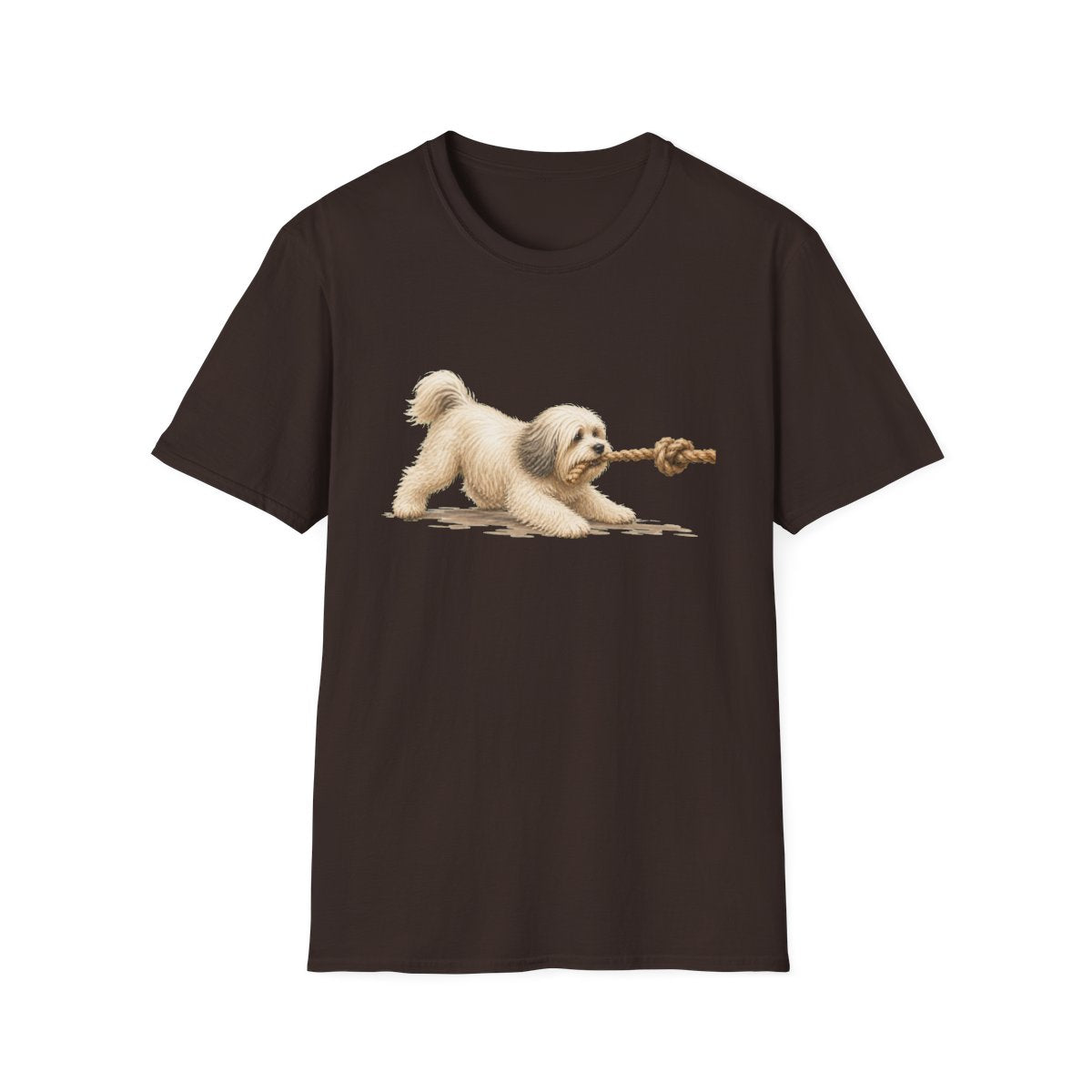 It's Mine Tibetan Terrier Tee - Dark Chocolate