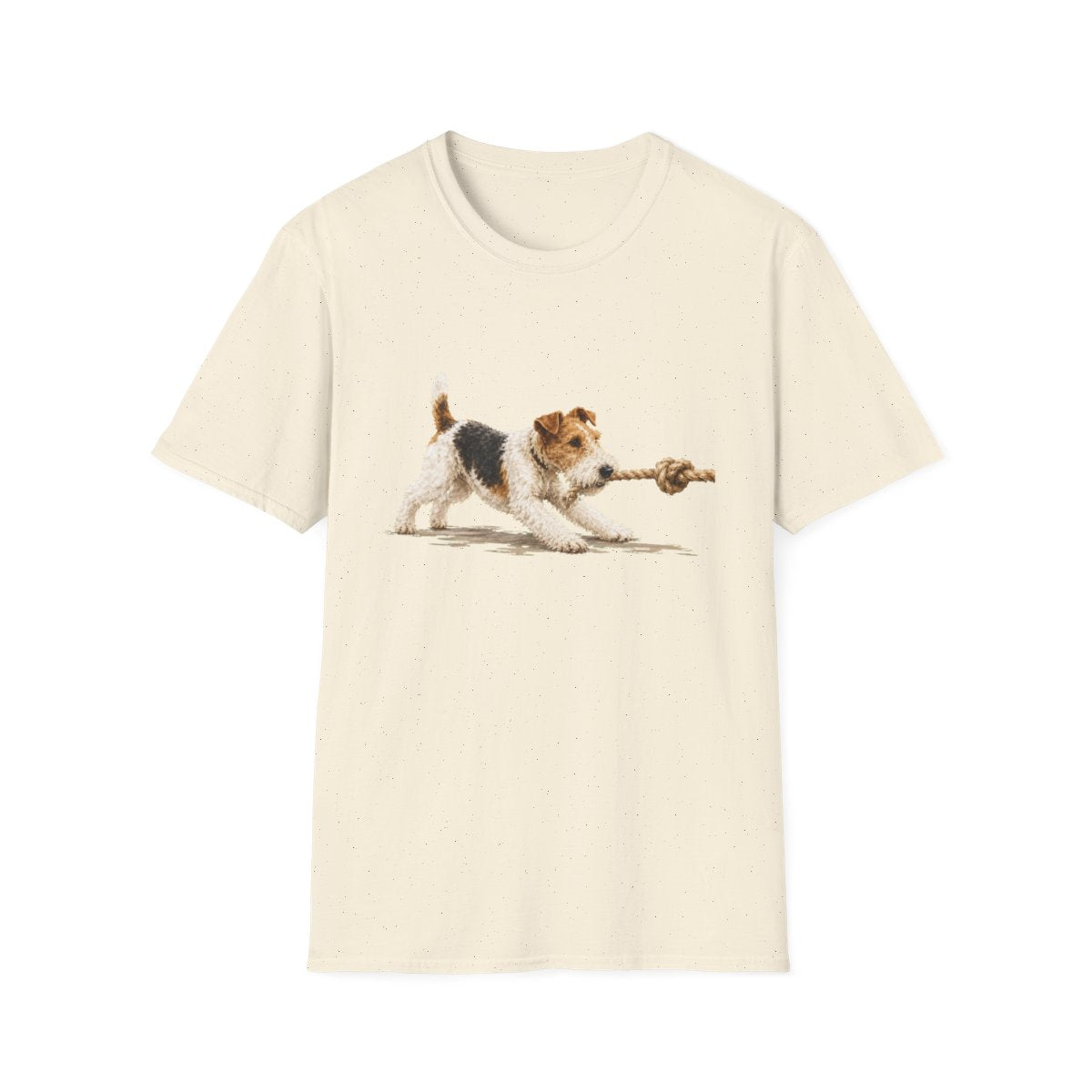 It's Mine Wire Fox Terrier Tee - Natural