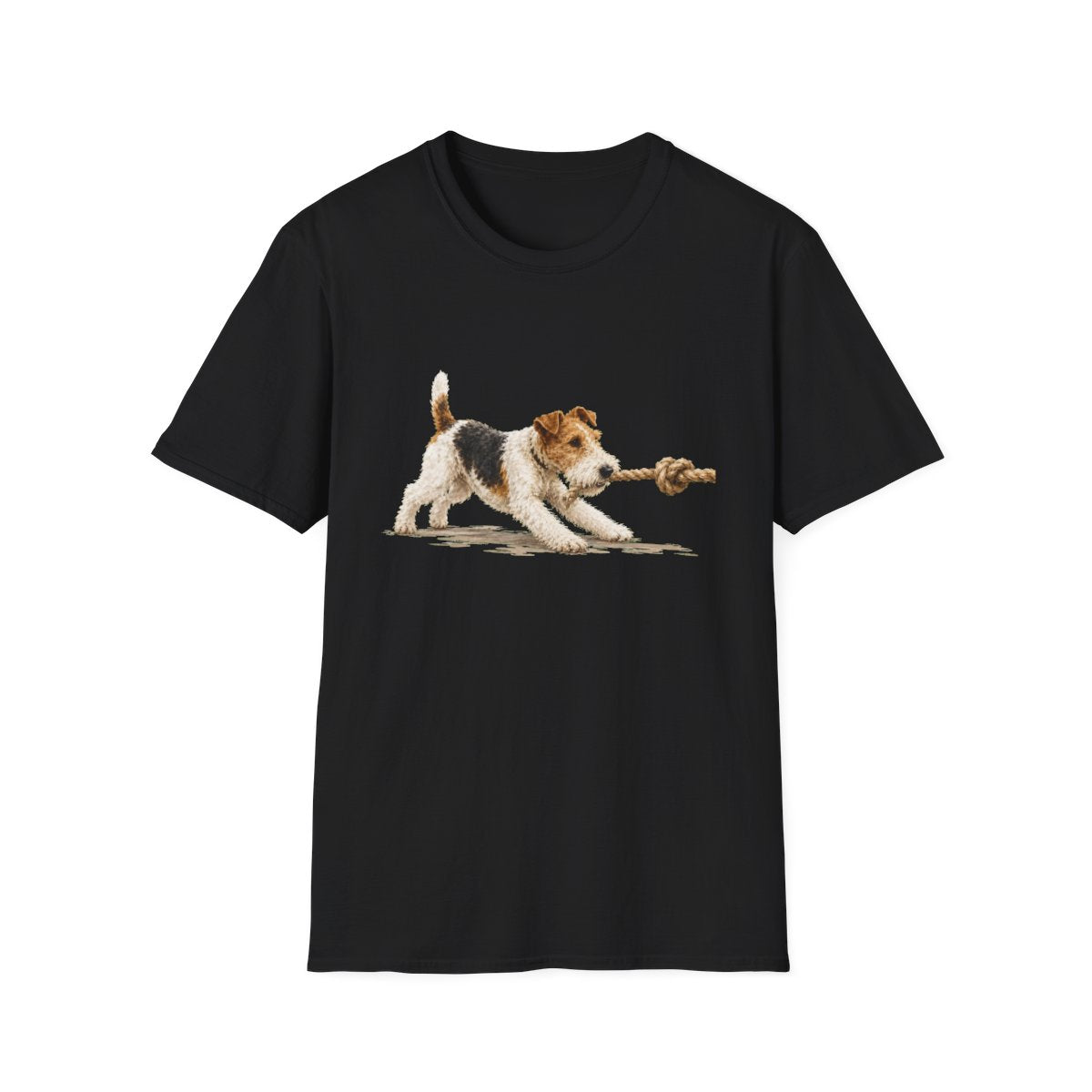 It's Mine Wire Fox Terrier Tee - Black