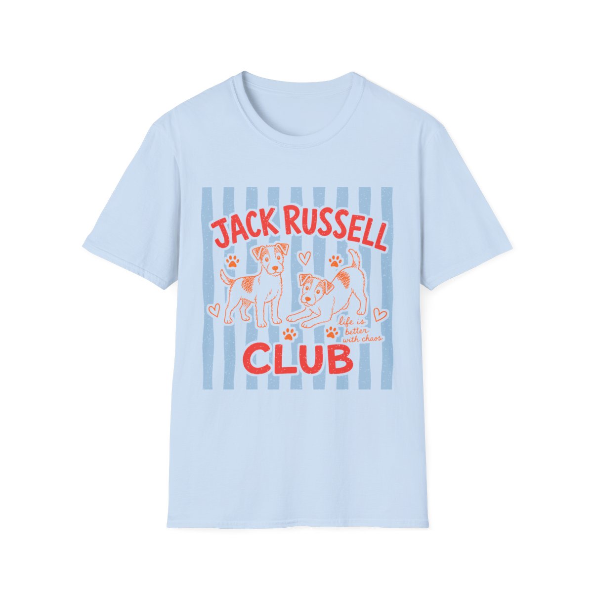 Jack Russell Club Tee - Light Blue