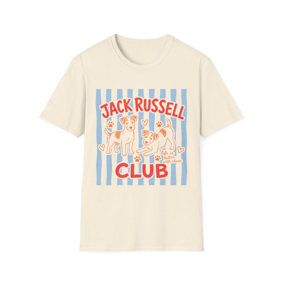 Jack Russell Club Tee - Natural