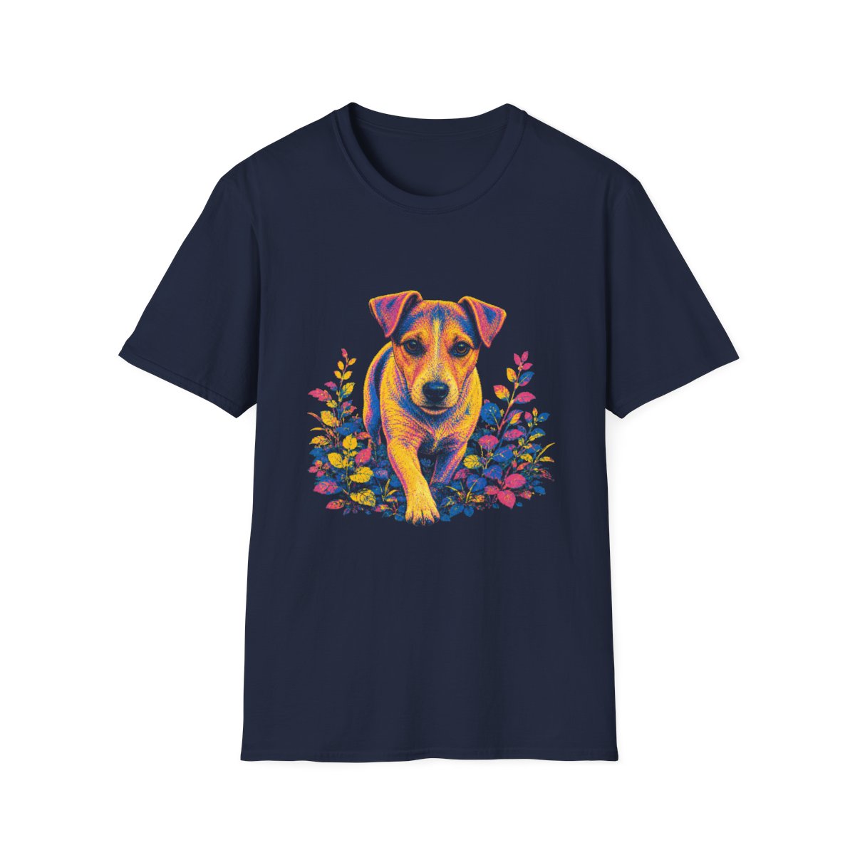 Jack Russell Terrier Bold Spirit Tee - Navy