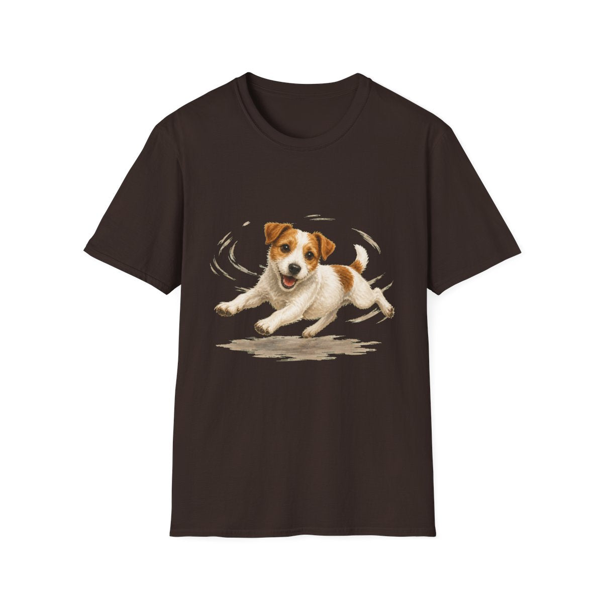 Jack Russell Terrier Certified Zoomies Champion Tee - Dark Chocolate
