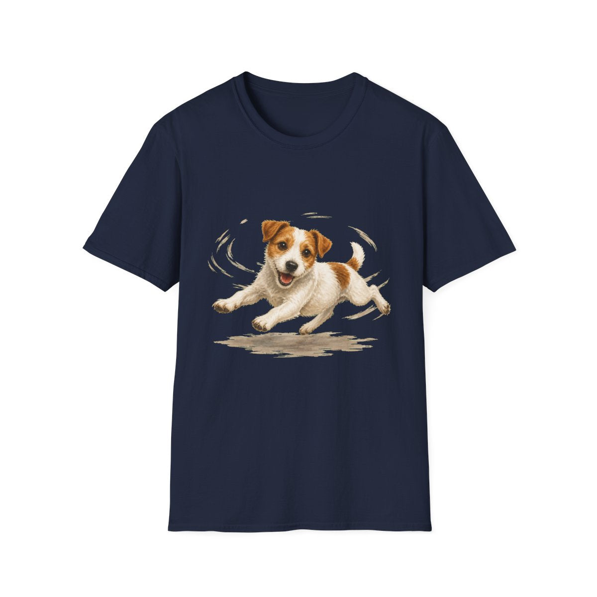 Jack Russell Terrier Certified Zoomies Champion Tee - Navy