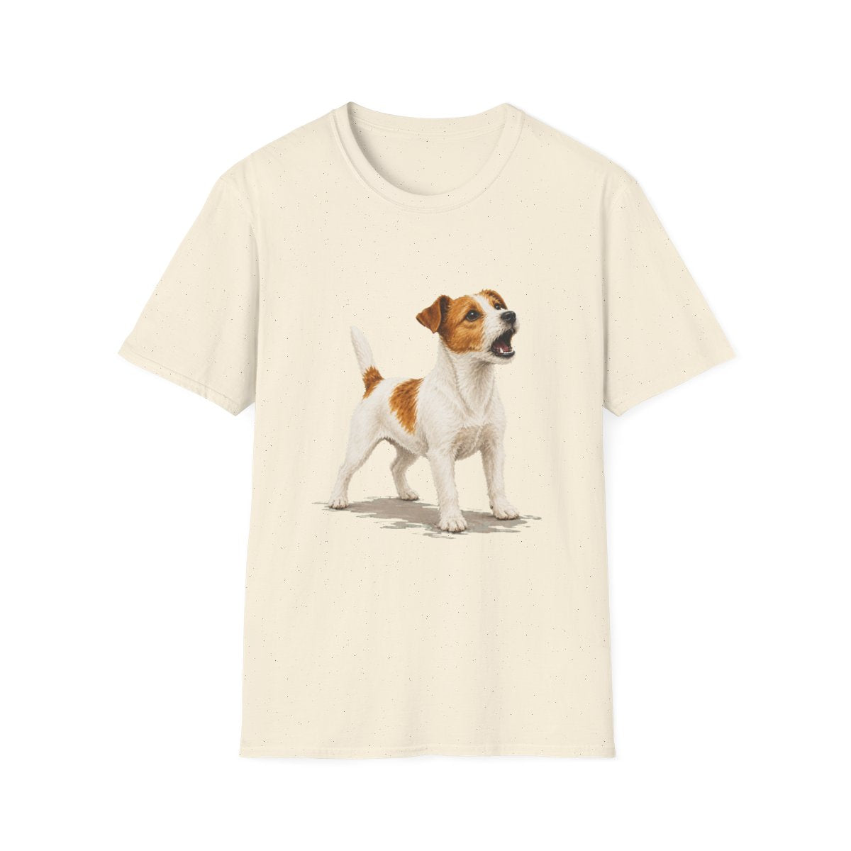 Jack Russell Terrier Head Of Security Tee - Natural