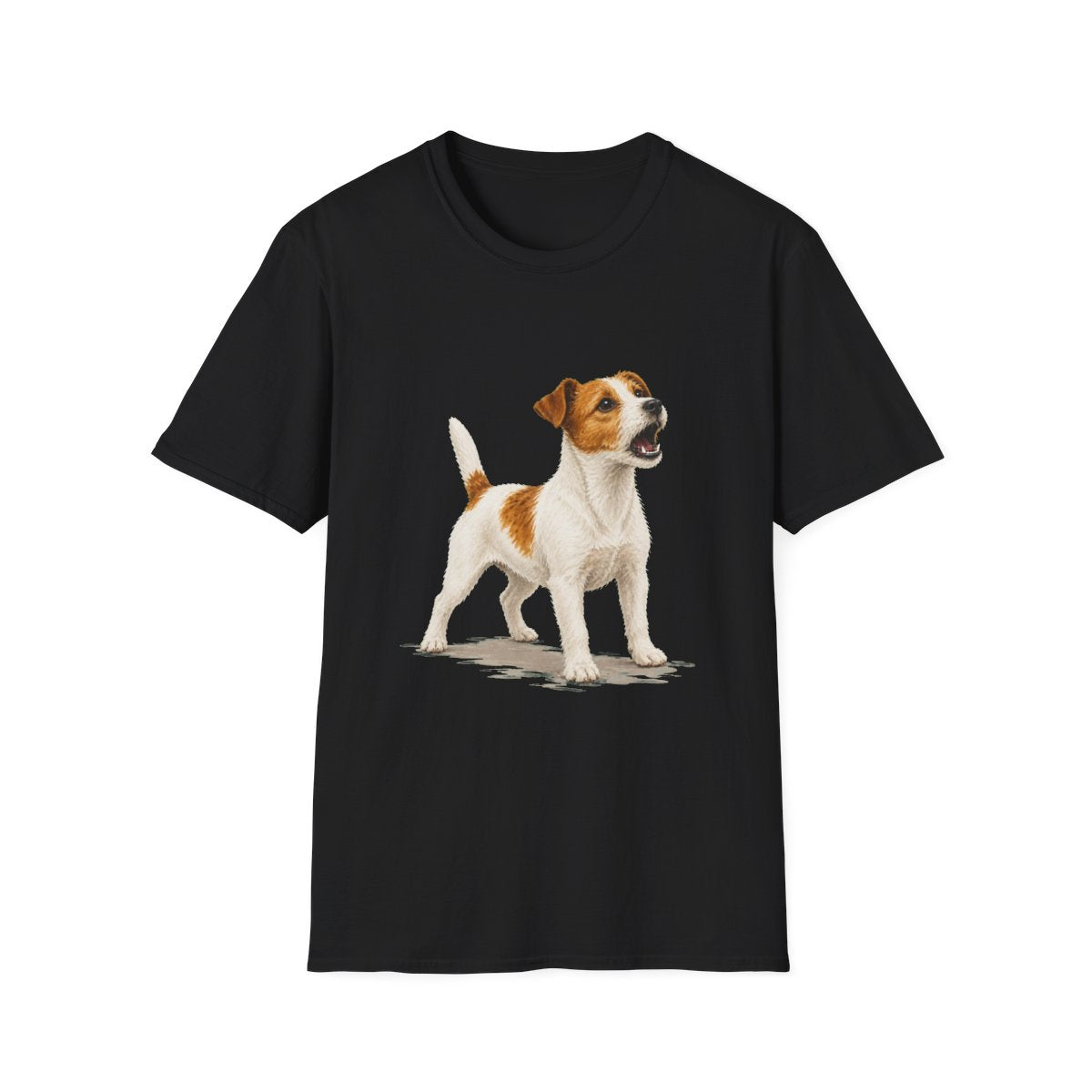 Jack Russell Terrier Head Of Security Tee - Black