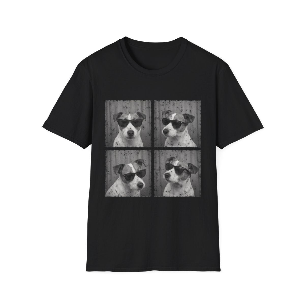 Jack Russell Terrier Photo Booth Tee - Black