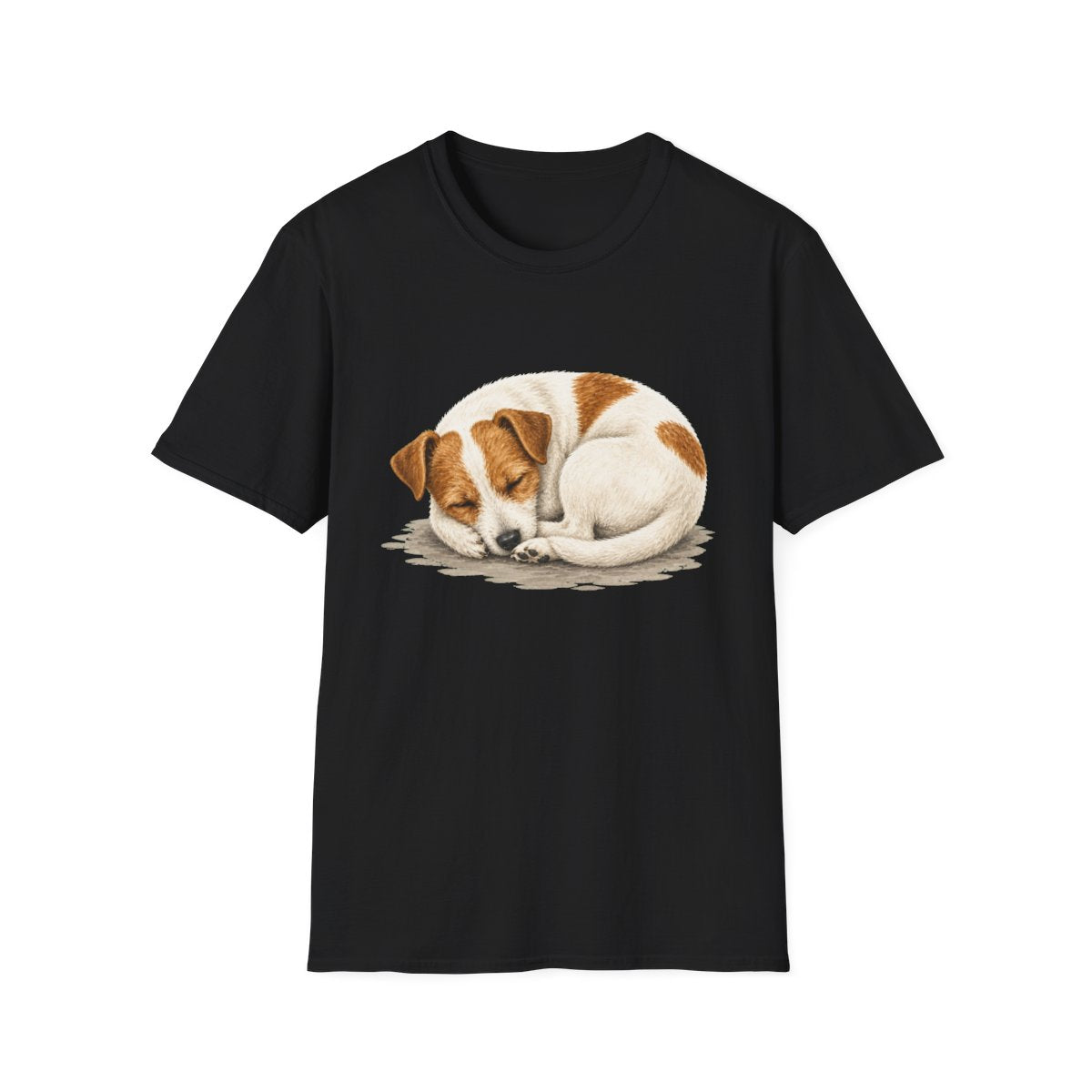 Jack Russell Terrier Rest At Last Tee - Black