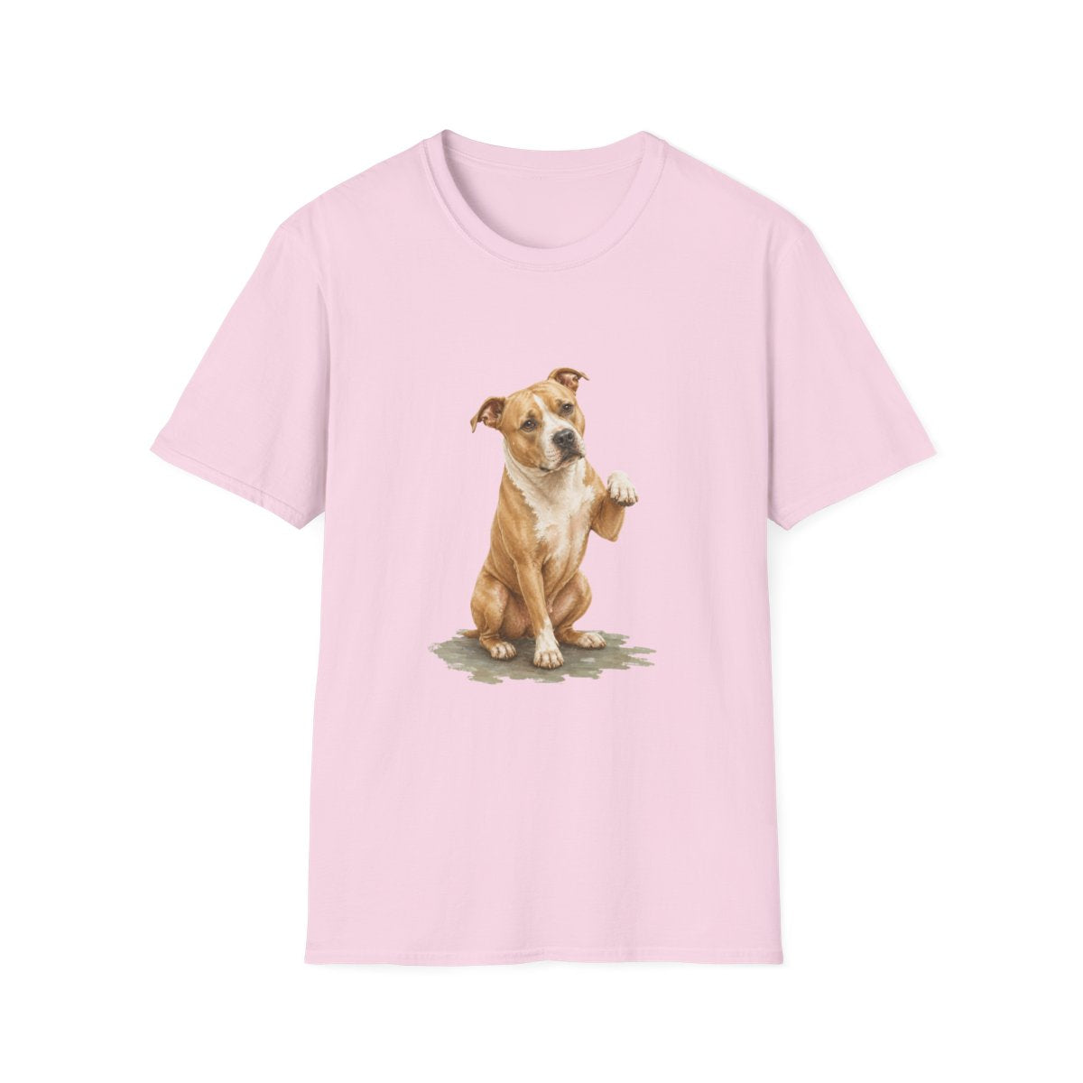 Just One Bite American Pit Bull Terrier Tee - Light Pink