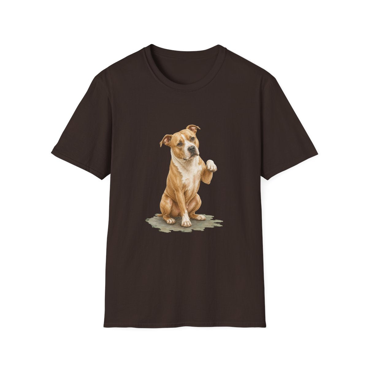 Just One Bite American Pit Bull Terrier Tee - Dark Chocolate