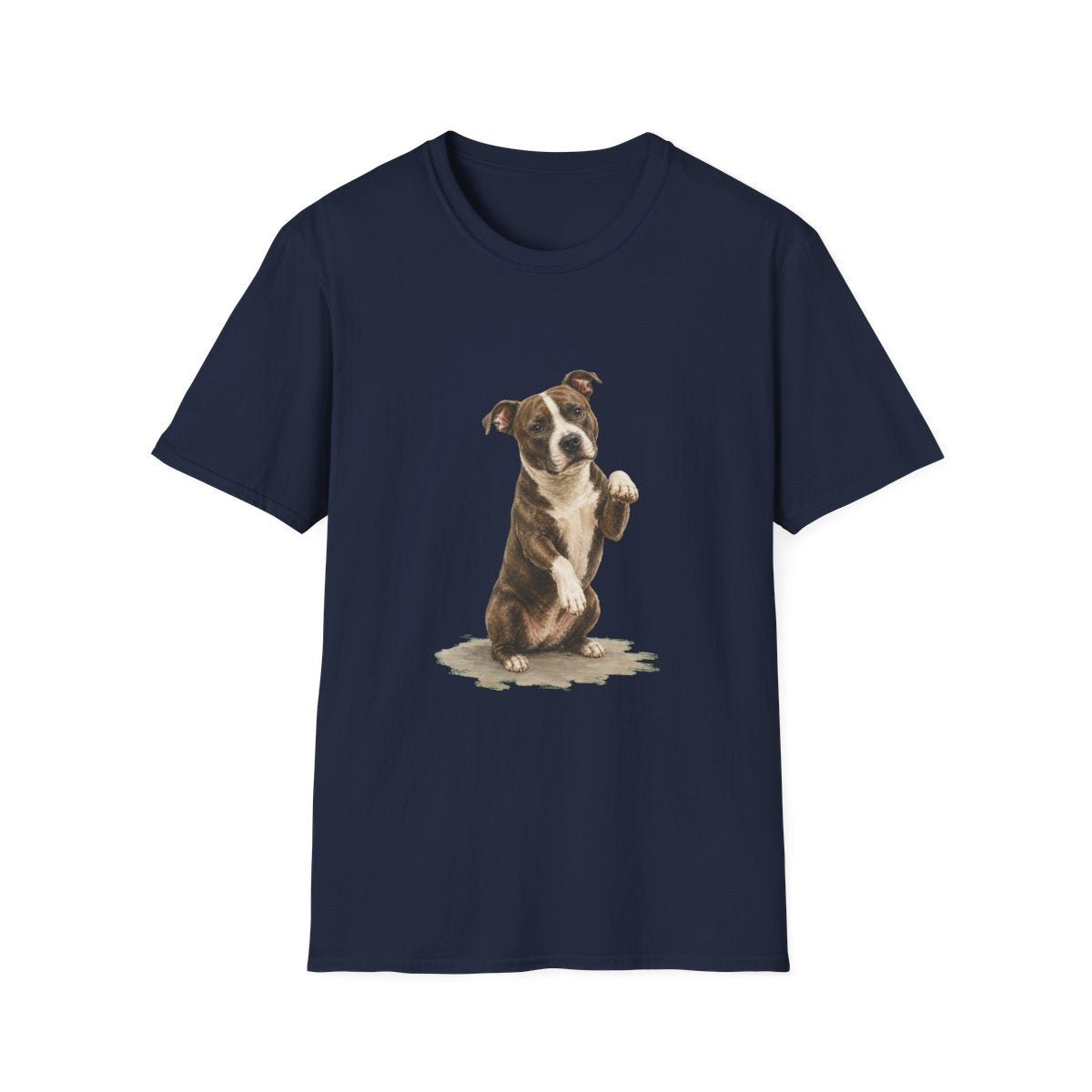 Just One Bite American Staffordshire Terrier Tee - Navy