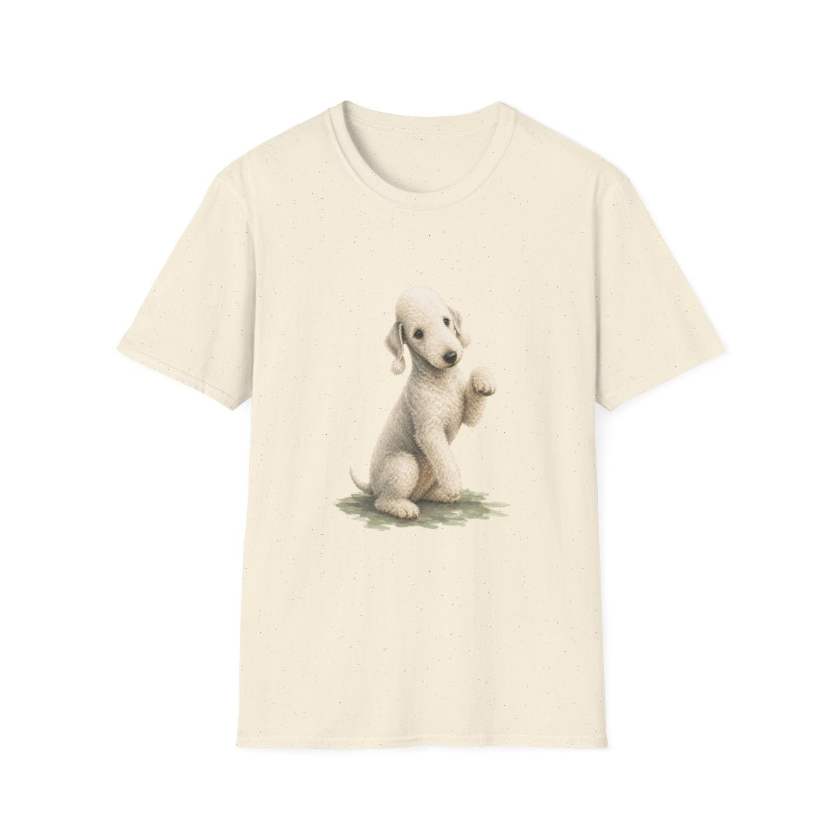 Just One Bite Bedlington Terrier Tee - Natural