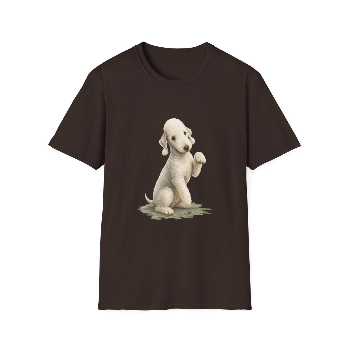 Just One Bite Bedlington Terrier Tee - Dark Chocolate