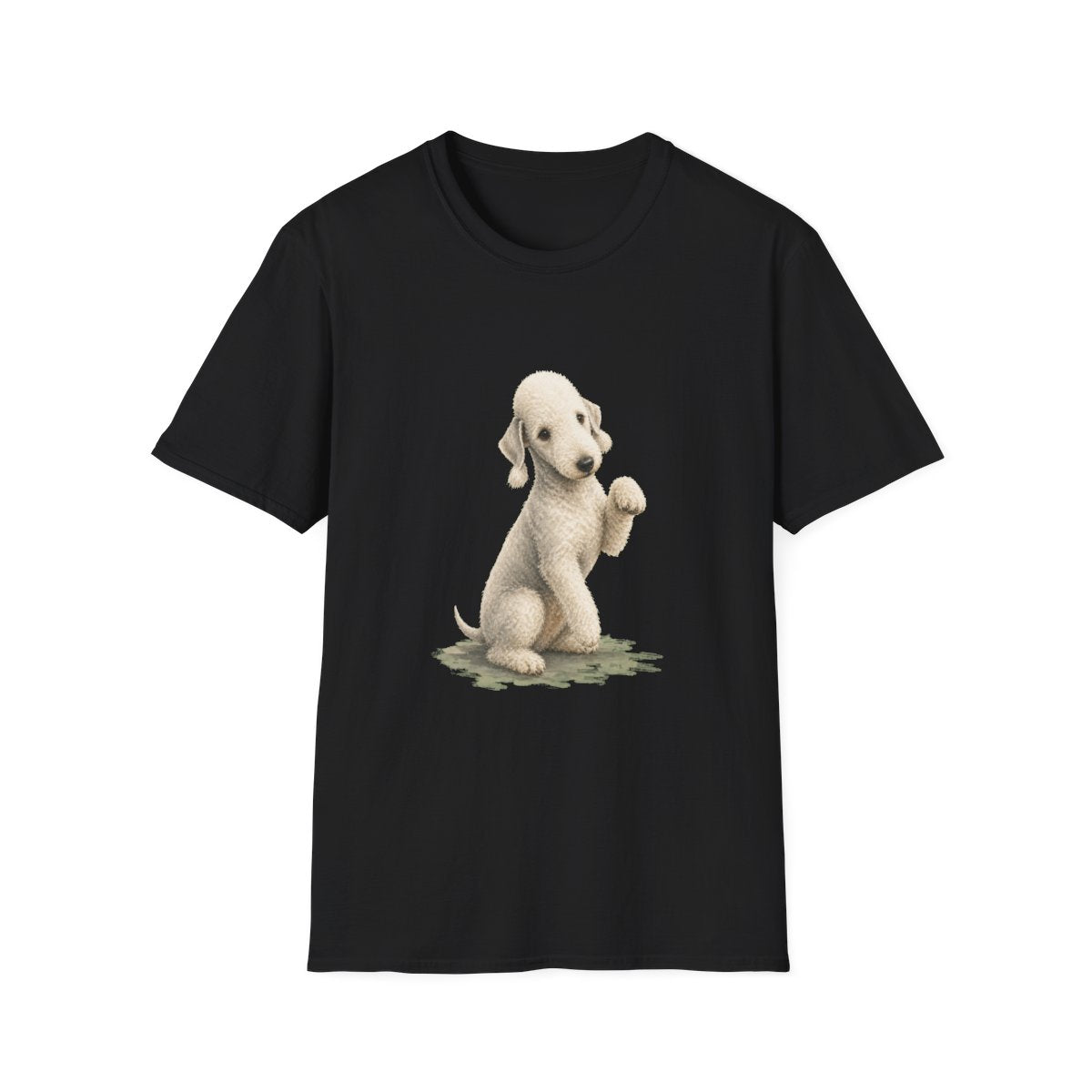 Just One Bite Bedlington Terrier Tee - Black