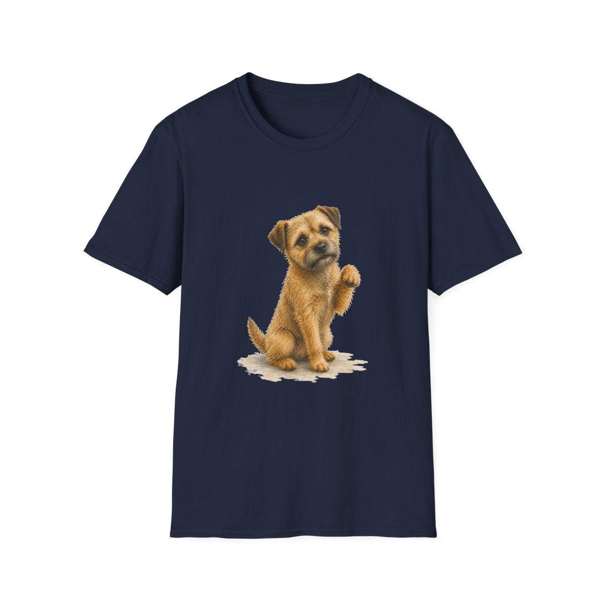 Just One Bite Border Terrier Tee - Navy