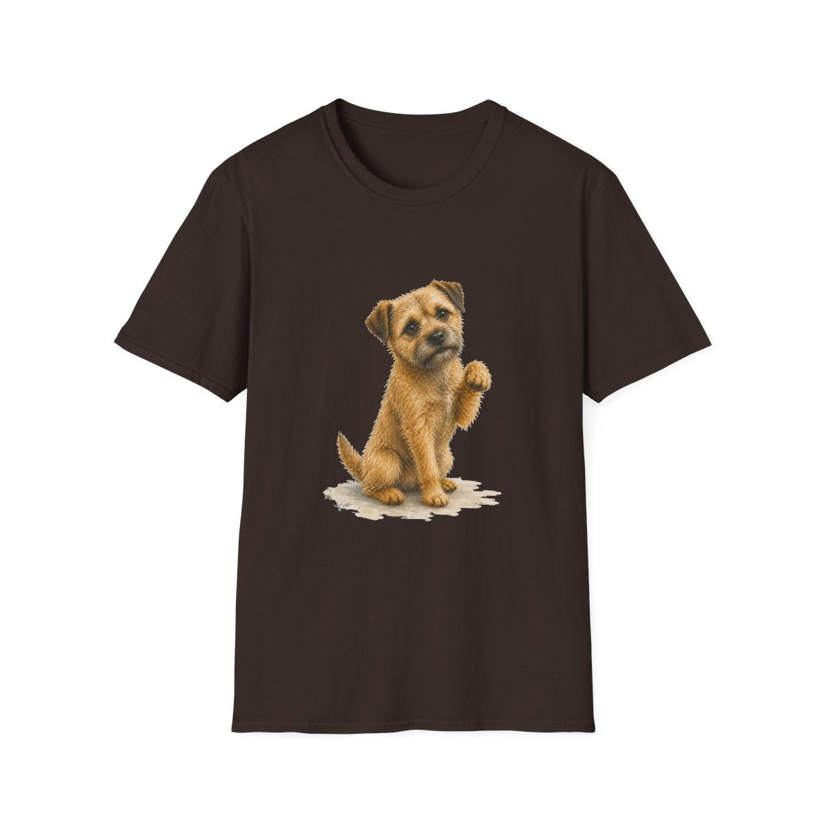 Just One Bite Border Terrier Tee - Dark Chocolate