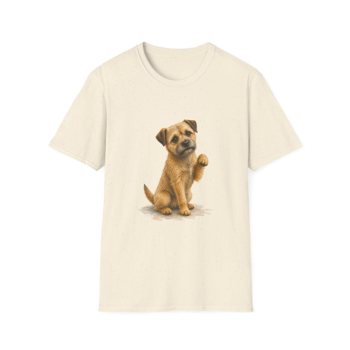 Just One Bite Border Terrier Tee - Natural