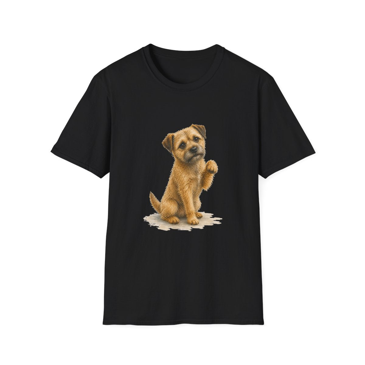 Just One Bite Border Terrier Tee - Black