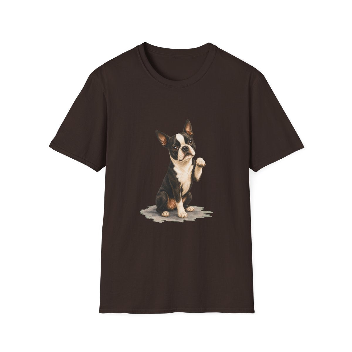 Just One Bite Boston Terrier Tee - Dark Chocolate