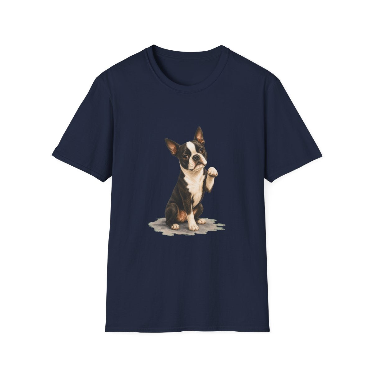 Just One Bite Boston Terrier Tee - Navy