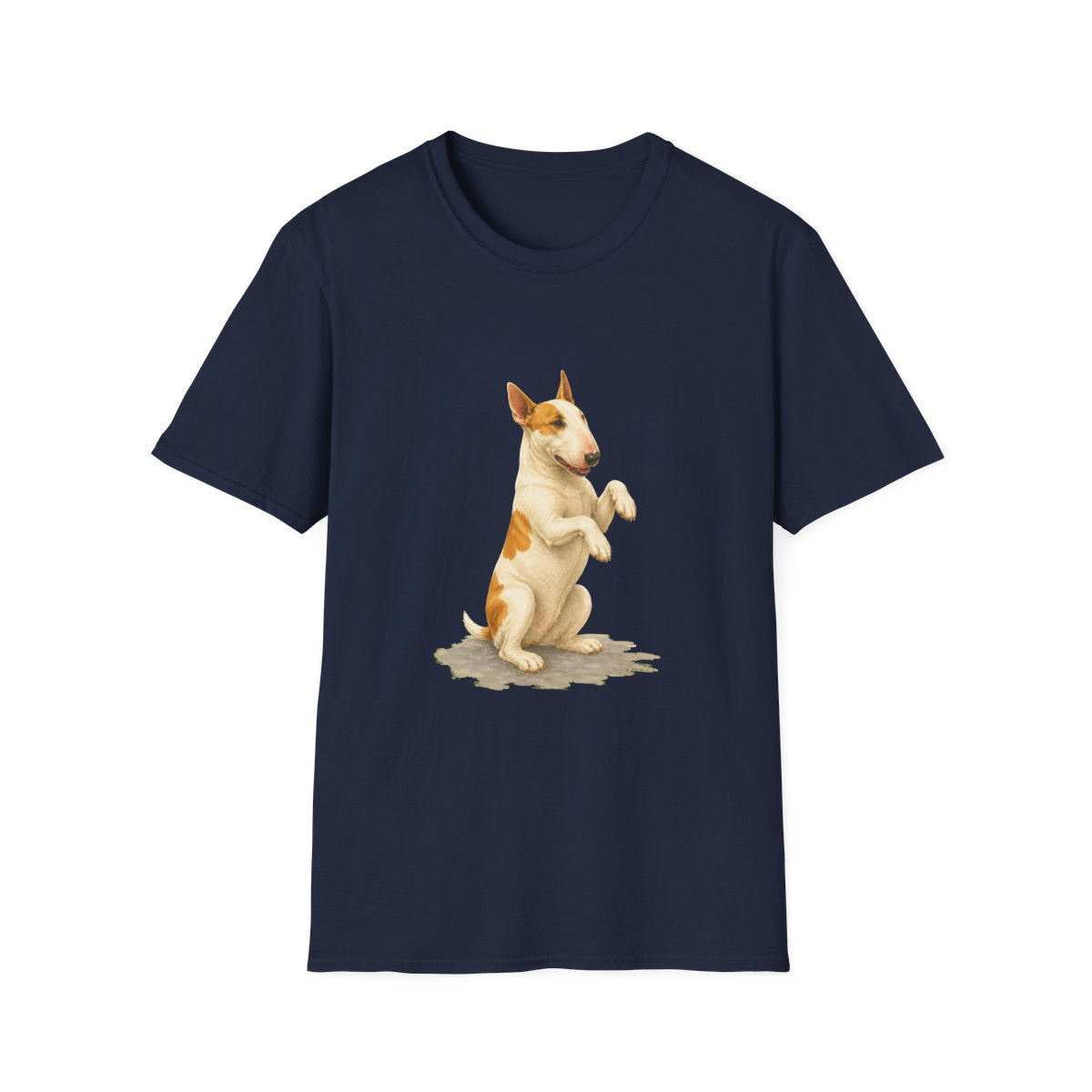 Just One Bite Bull Terrier Tee - Navy