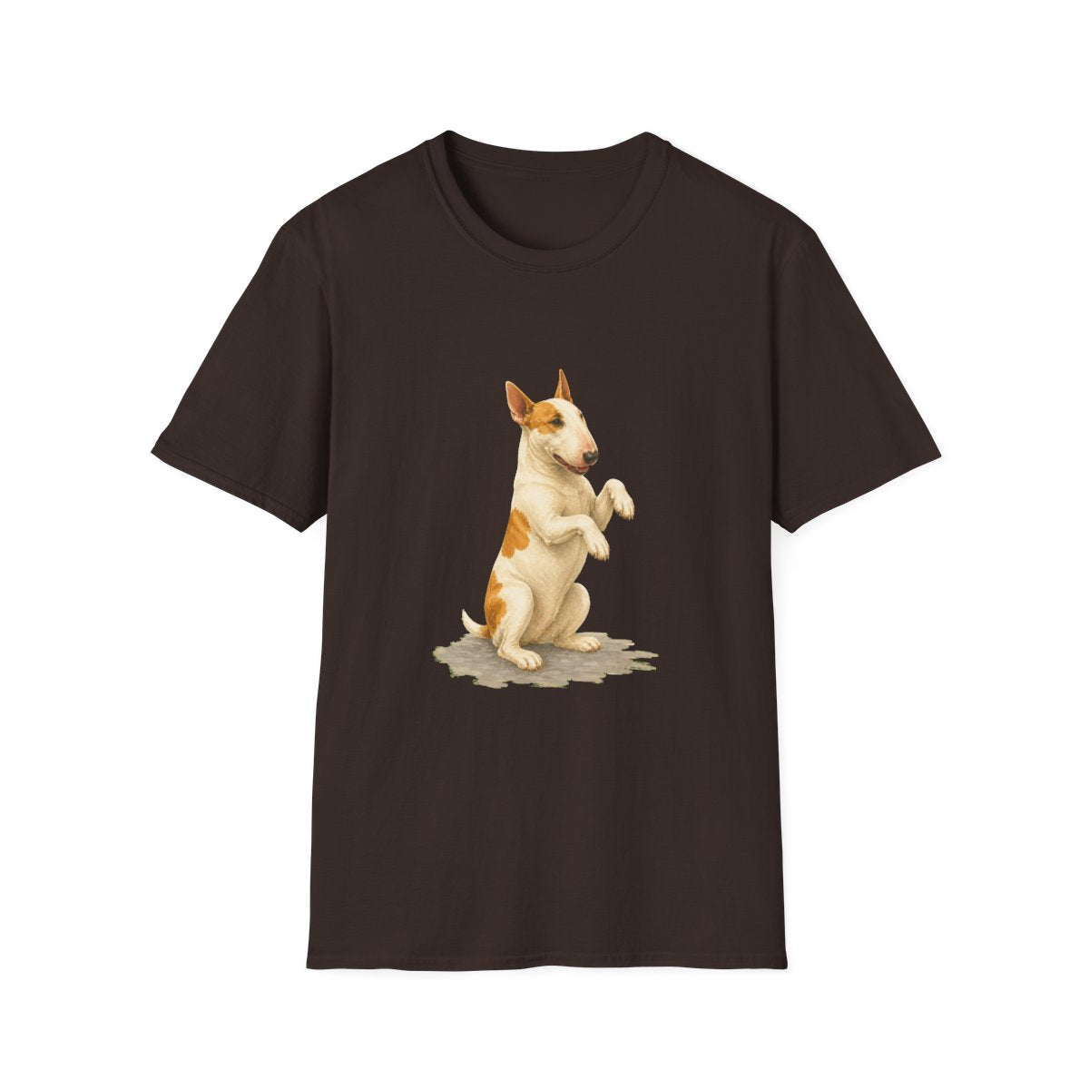 Just One Bite Bull Terrier Tee - Dark Chocolate