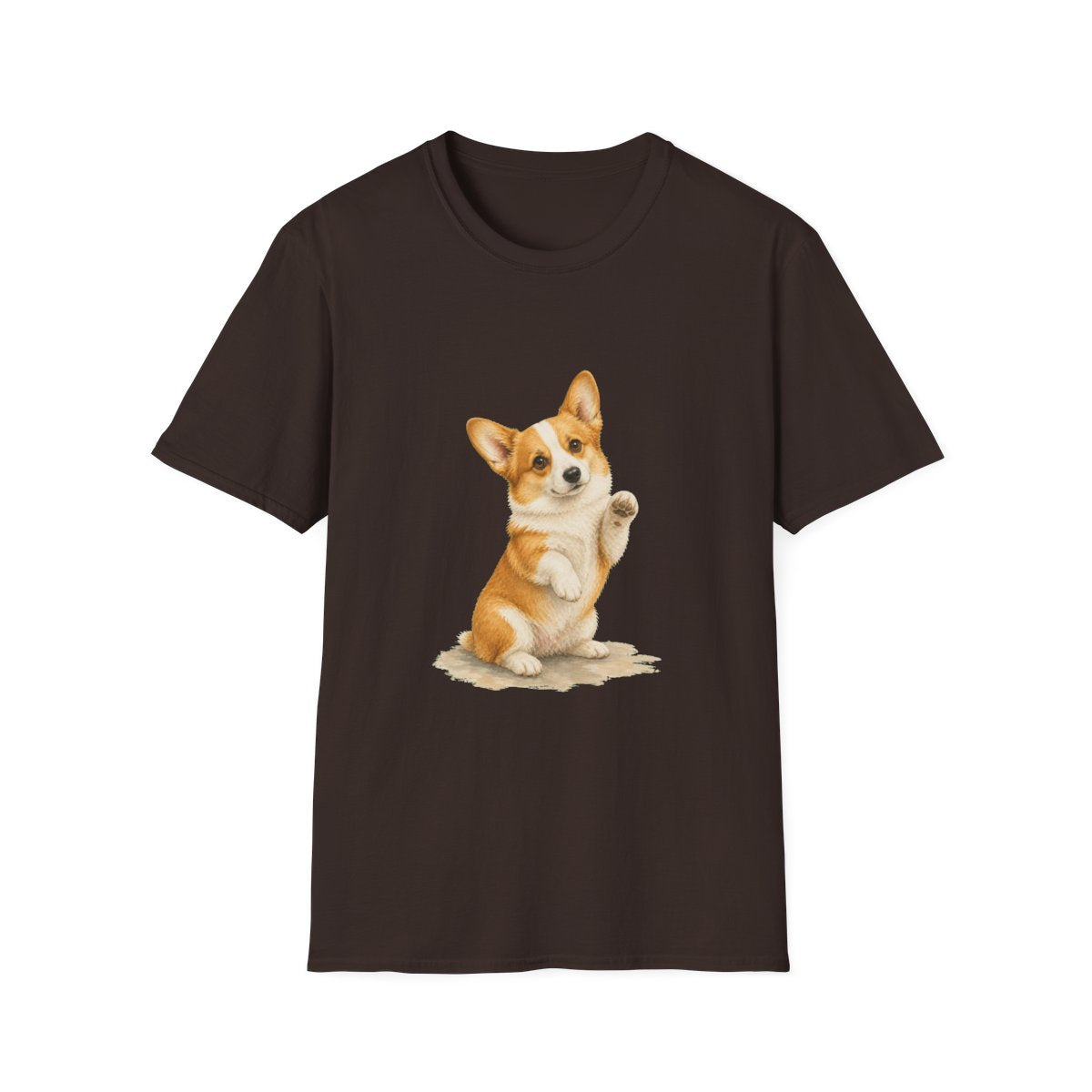 Just One Bite Corgi Tee - Dark Chocolate