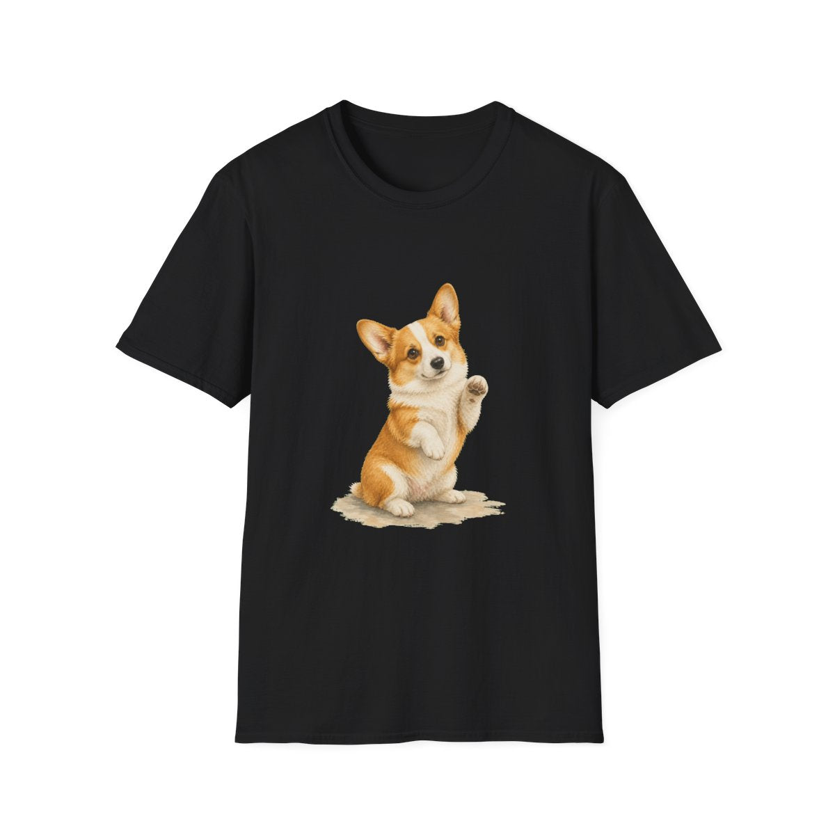 Just One Bite Corgi Tee - Black
