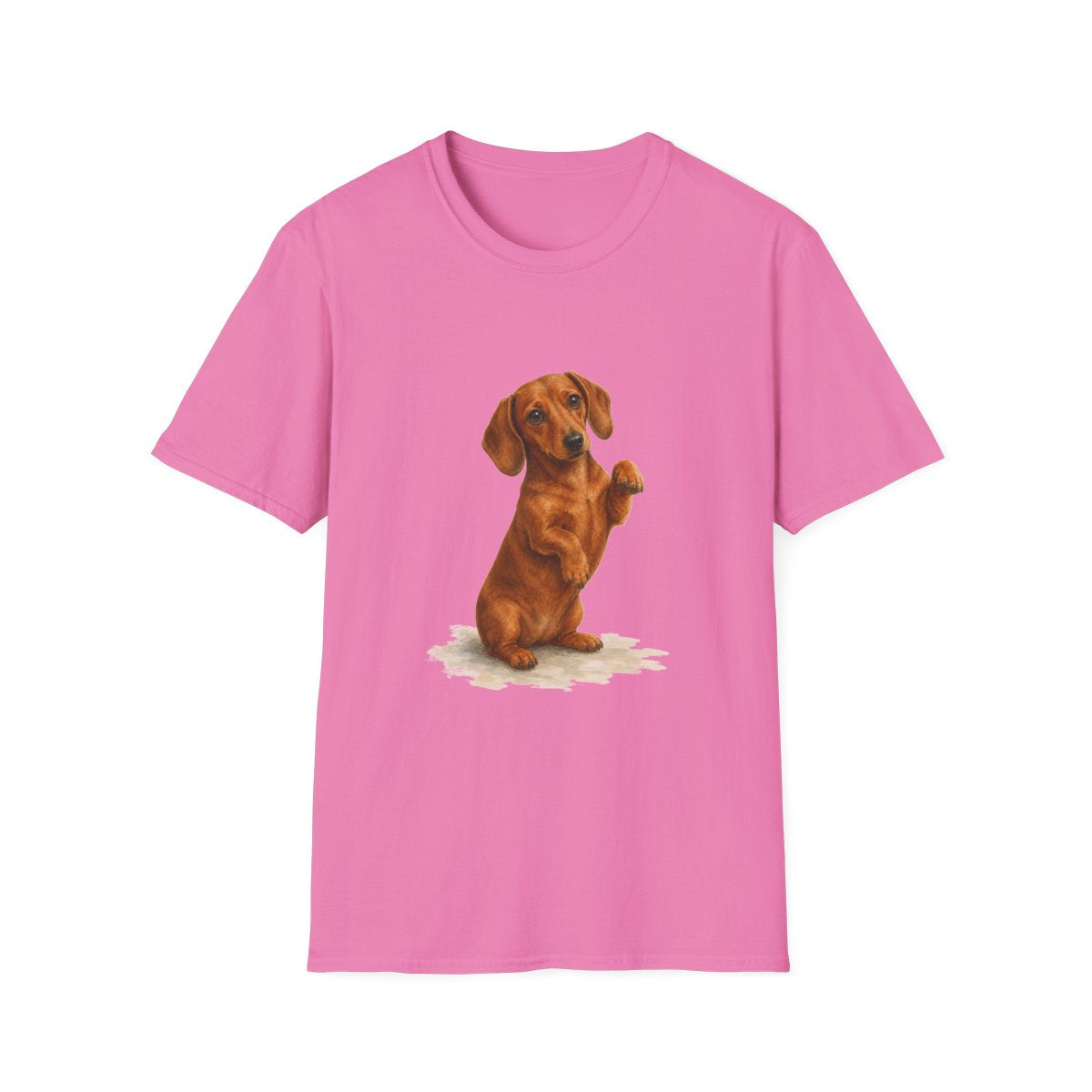 Just One Bite Dachshund Tee - Azalea