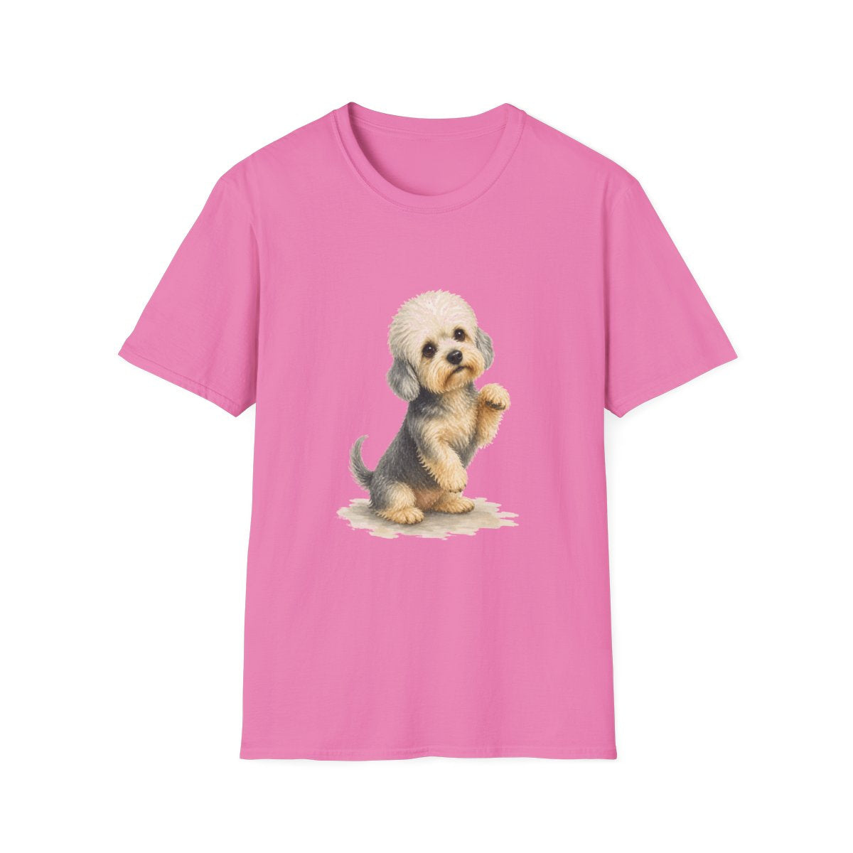 Just One Bite Dandie Dinmont Terrier Tee - Azalea