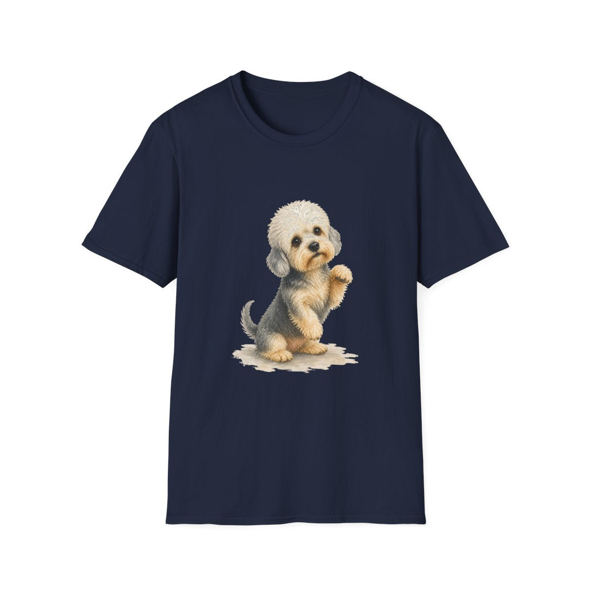 Just One Bite Dandie Dinmont Terrier Tee - Navy