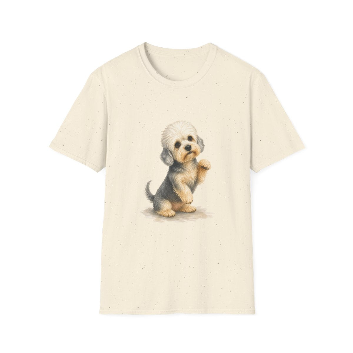 Just One Bite Dandie Dinmont Terrier Tee - Natural