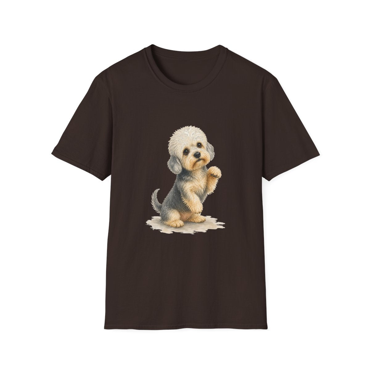 Just One Bite Dandie Dinmont Terrier Tee - Dark Chocolate
