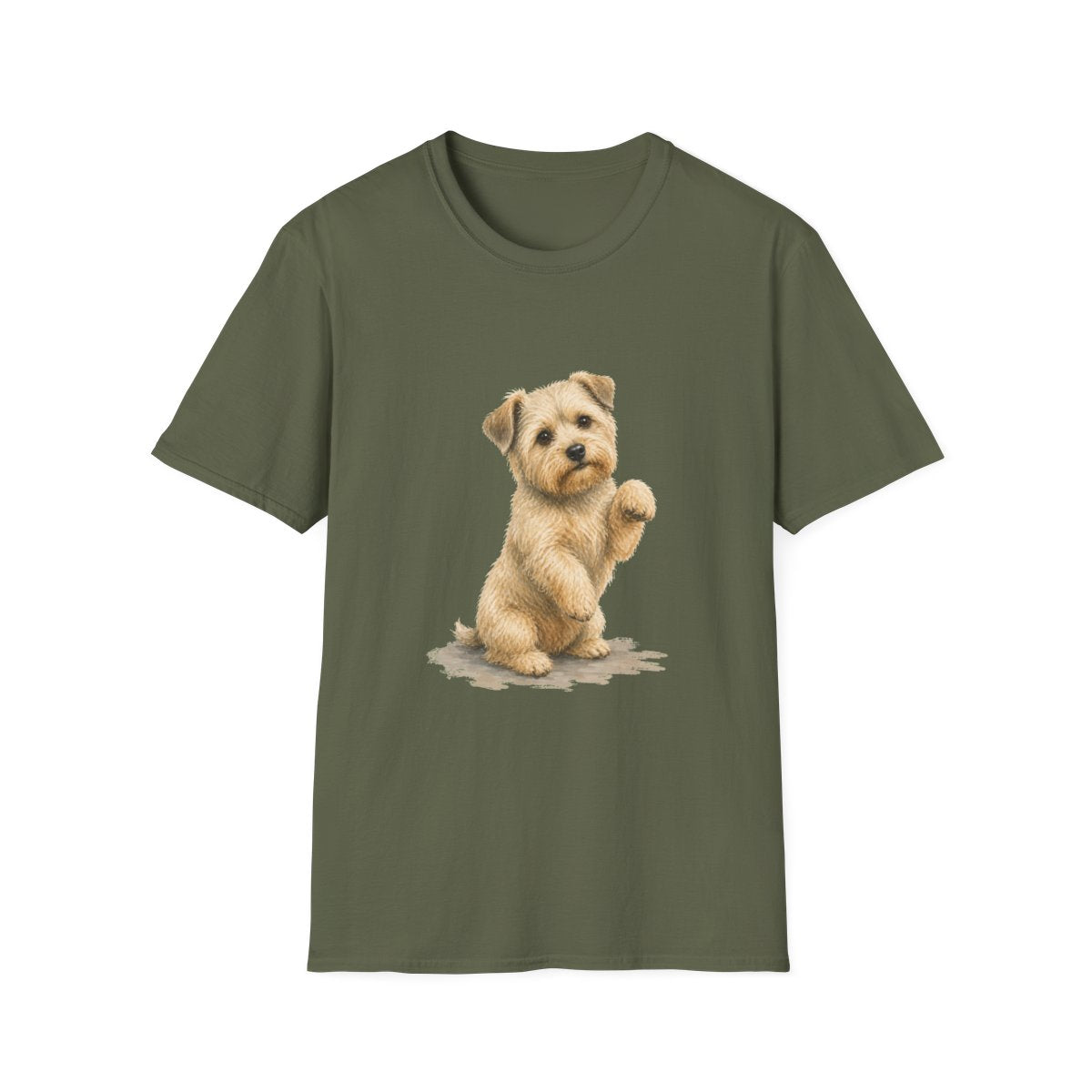 Just One Bite Glen of Imaal Terrier Tee - Military Green
