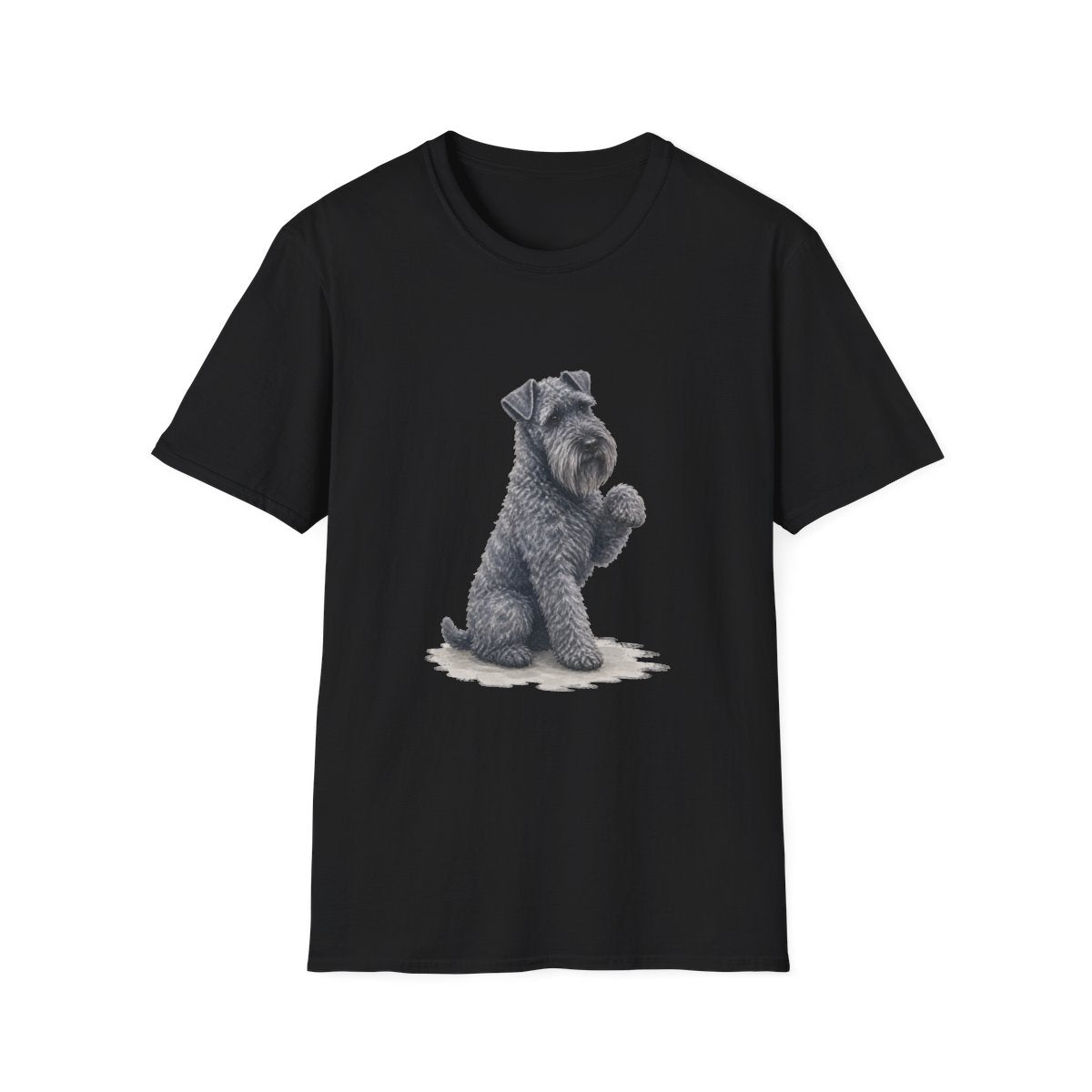 Just One Bite Kerry Blue Terrier Tee - Black