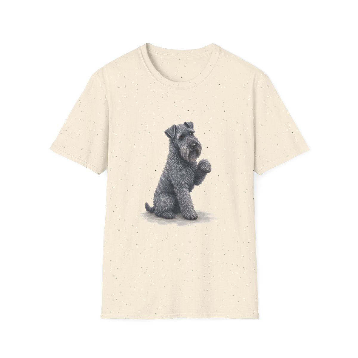 Just One Bite Kerry Blue Terrier Tee - Natural