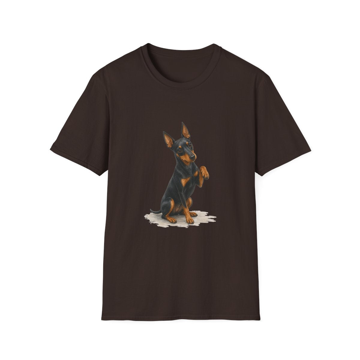 Just One Bite Manchester Terrier Tee - Dark Chocolate