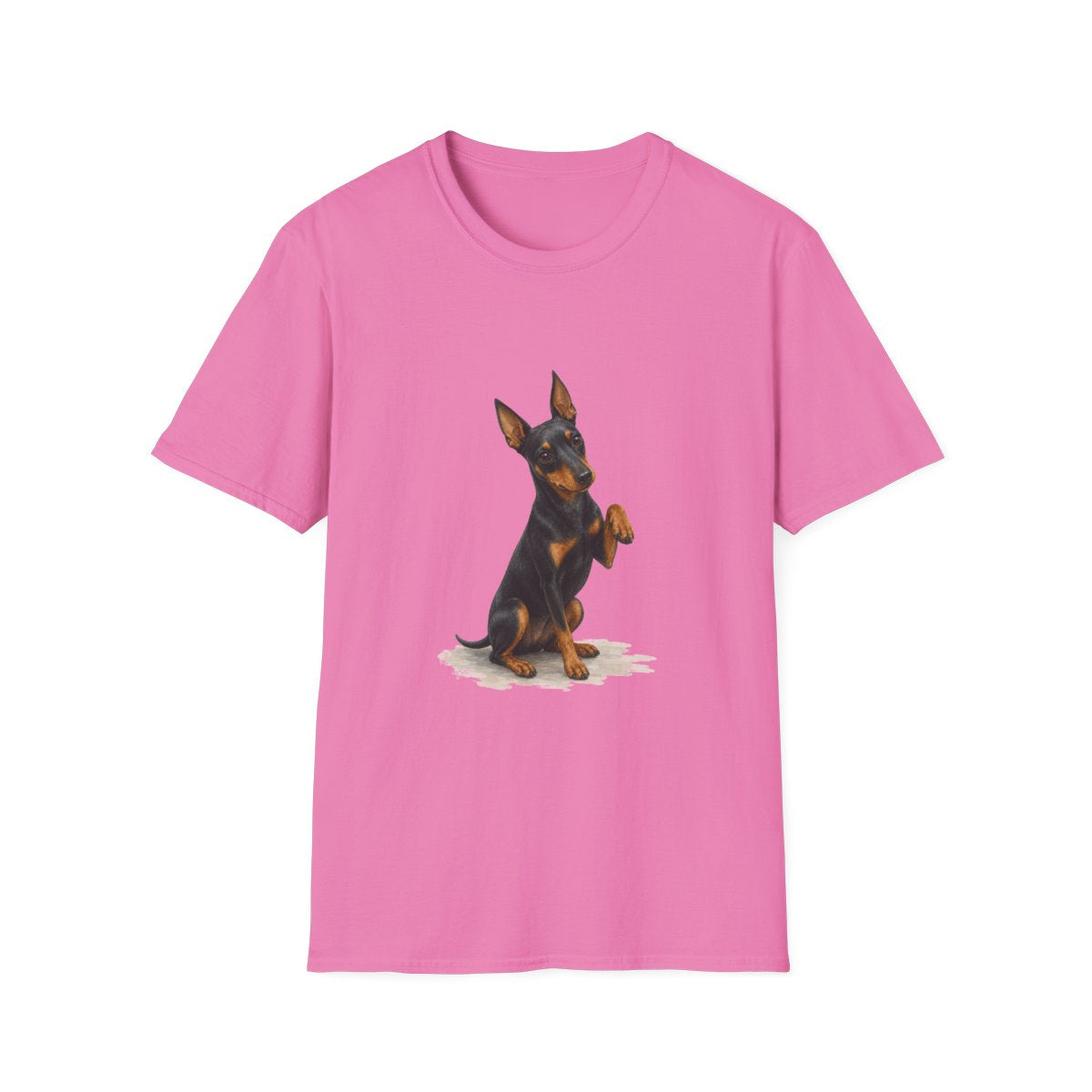 Just One Bite Manchester Terrier Tee - Azalea