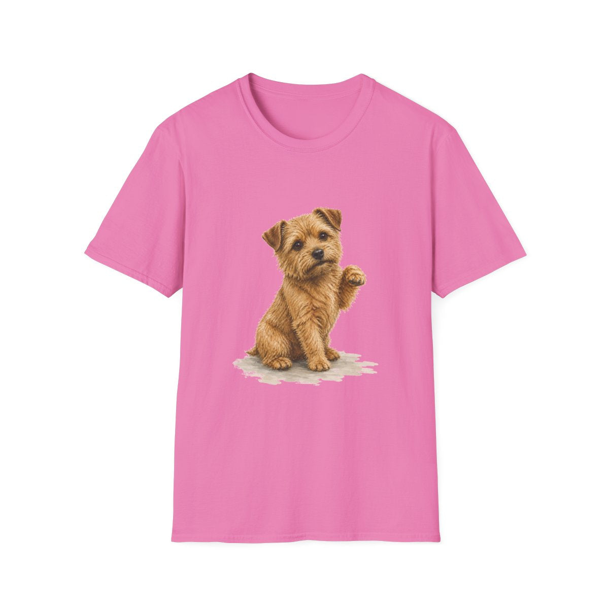Just One Bite Norfolk Terrier Tee - Azalea