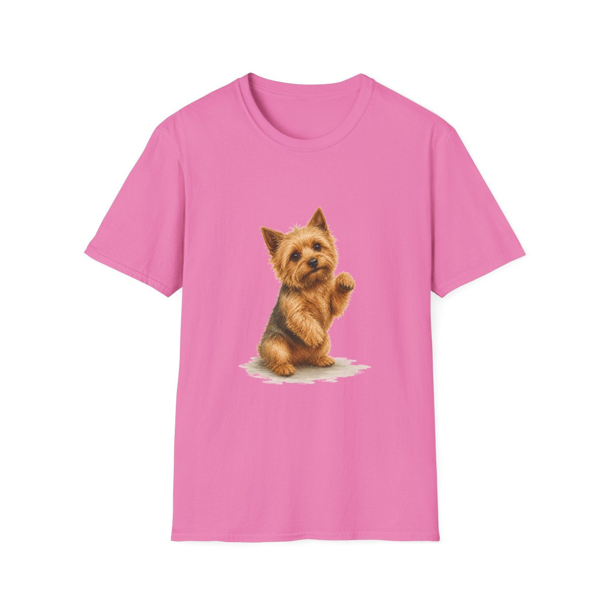 Just One Bite Norwich Terrier Tee - Azalea