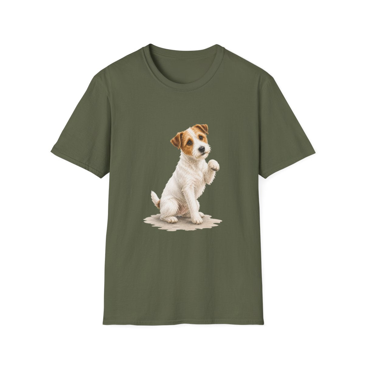 Just One Bite Parson Russell Terrier Tee - Military Green
