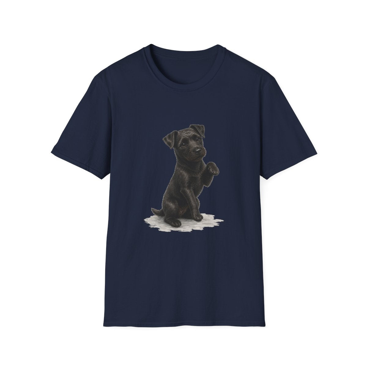 Just One Bite Patterdale Terrier Tee - Navy